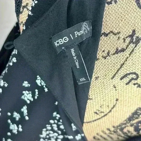 BCBG Paris Black and White Mini Dress - Picture 9 of 10